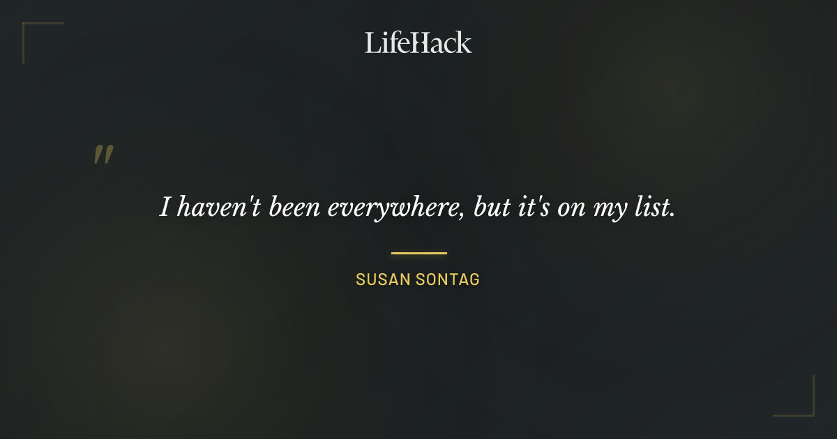 Quote by Susan Sontag