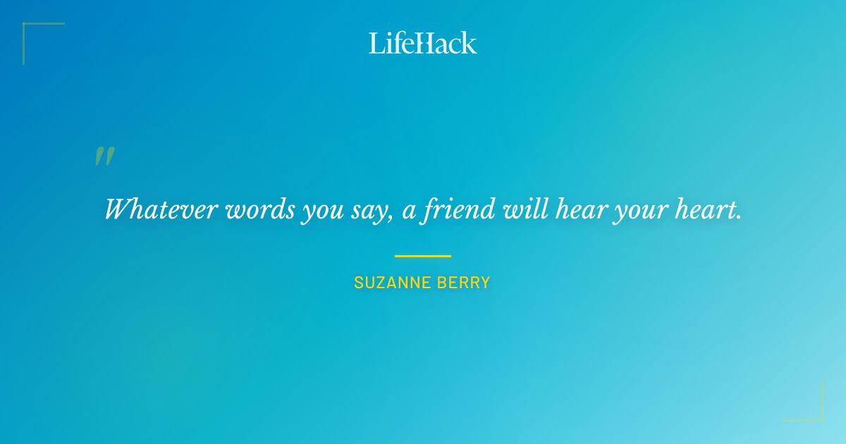 Quote by Suzanne Berry