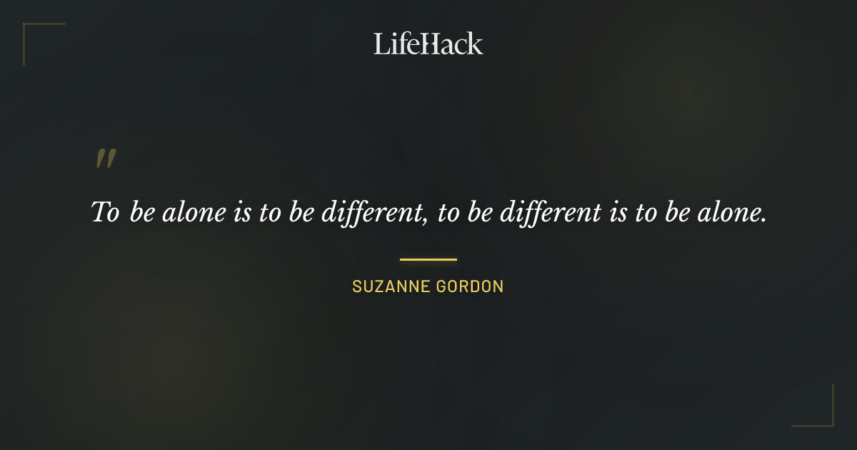 Quote by Suzanne Gordon