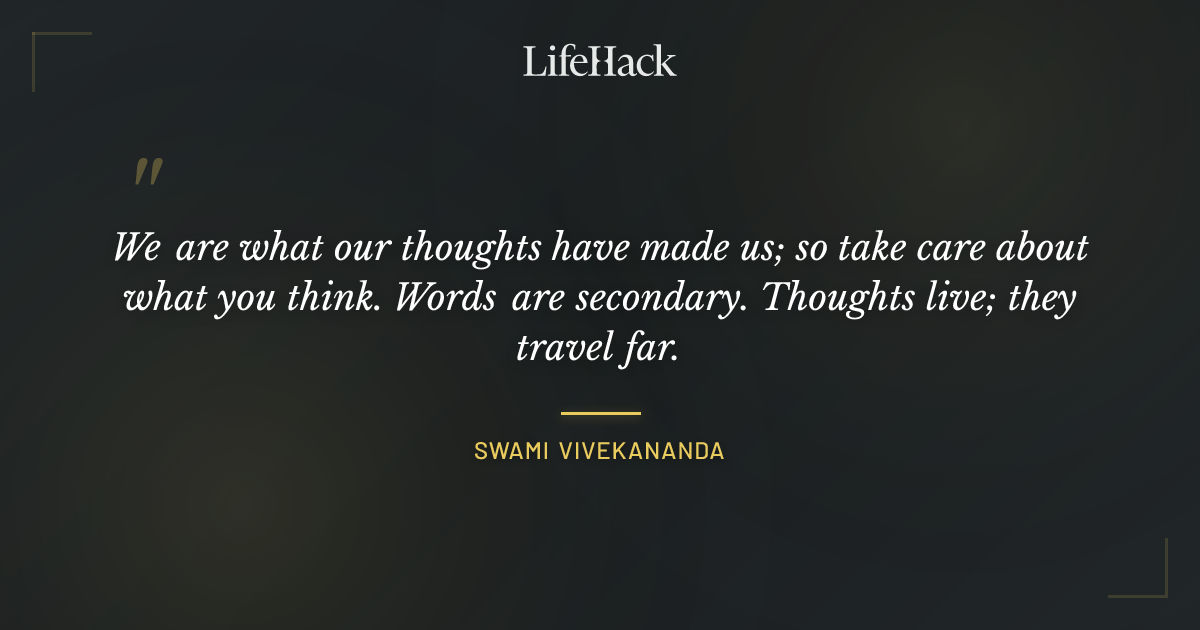 Quote by Swami Vivekananda