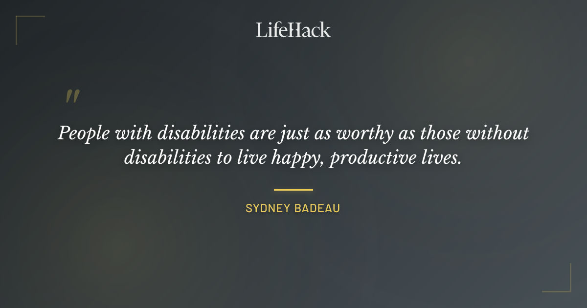 Quote by Sydney Badeau