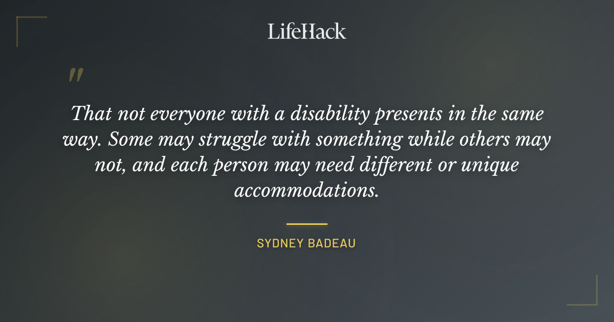 Quote by Sydney Badeau