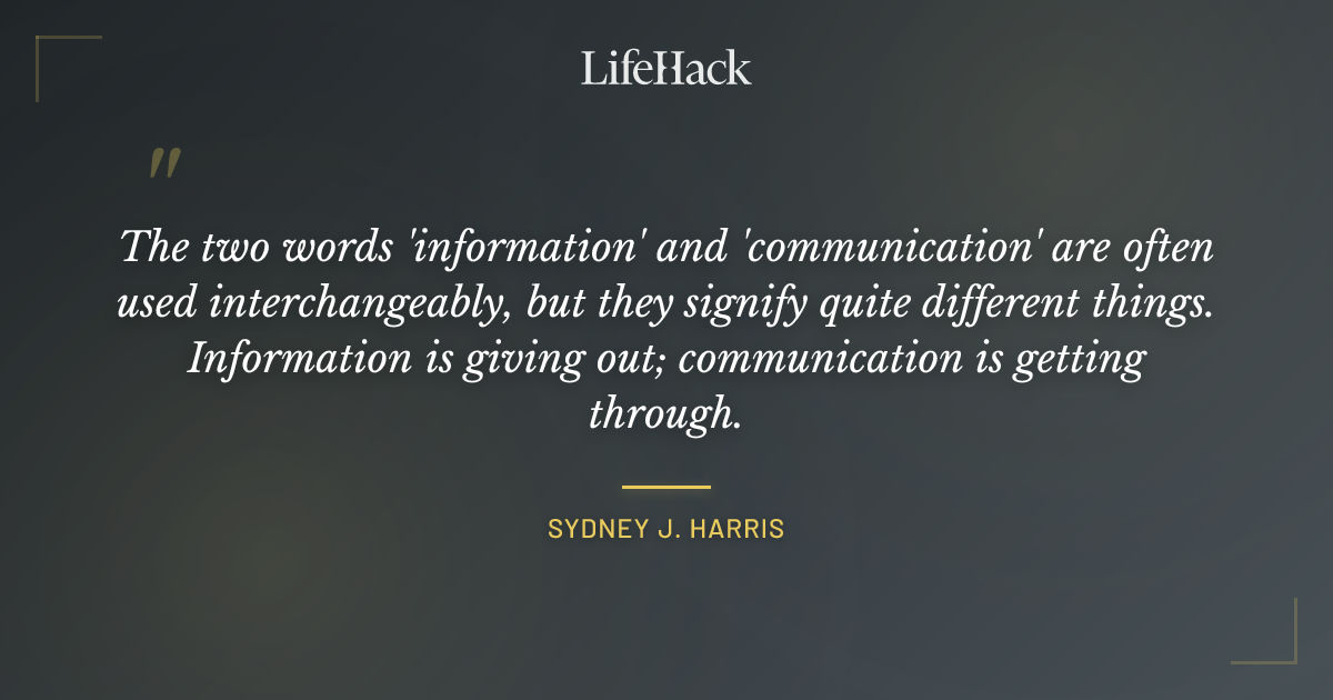 Quote by Sydney J. Harris