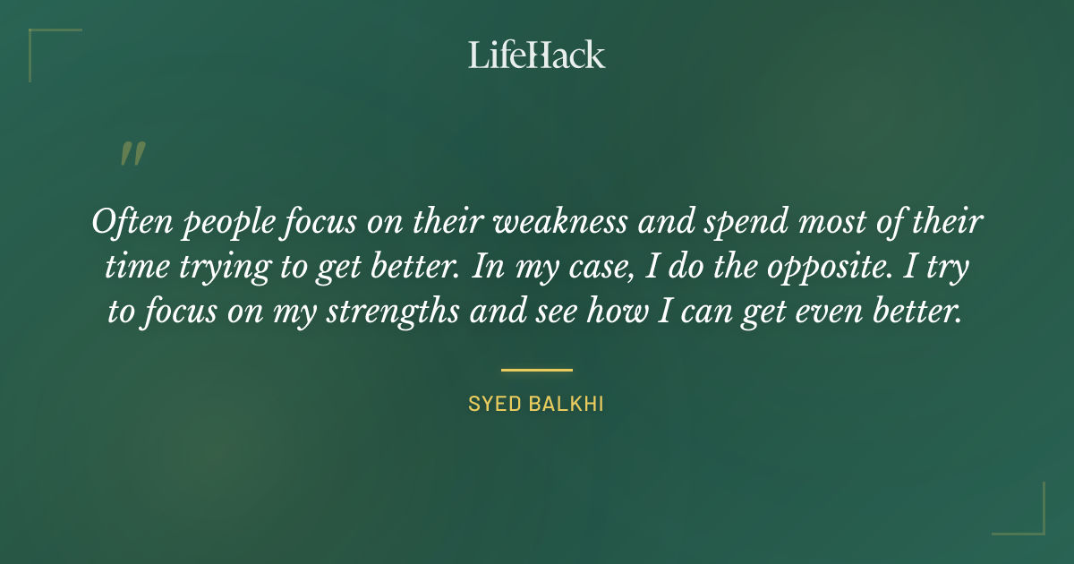 Quote by Syed Balkhi