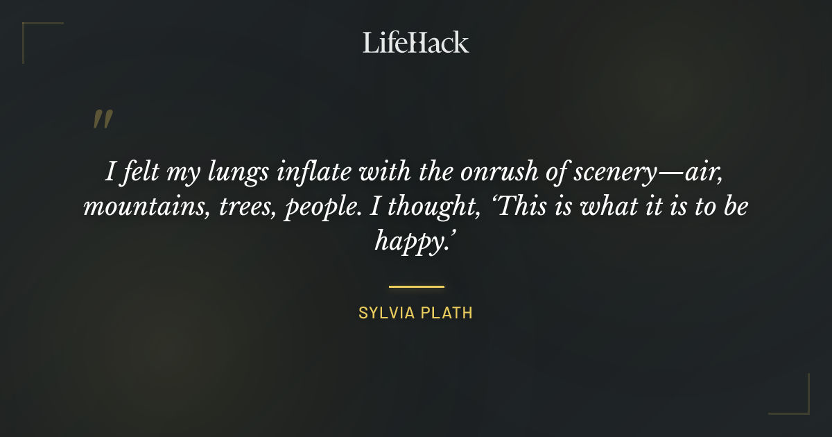 Quote by Sylvia Plath