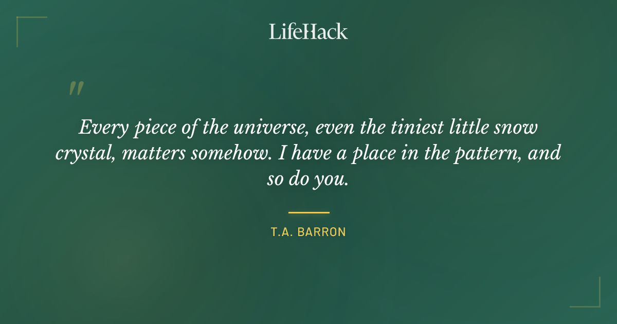 Quote by T.A. Barron