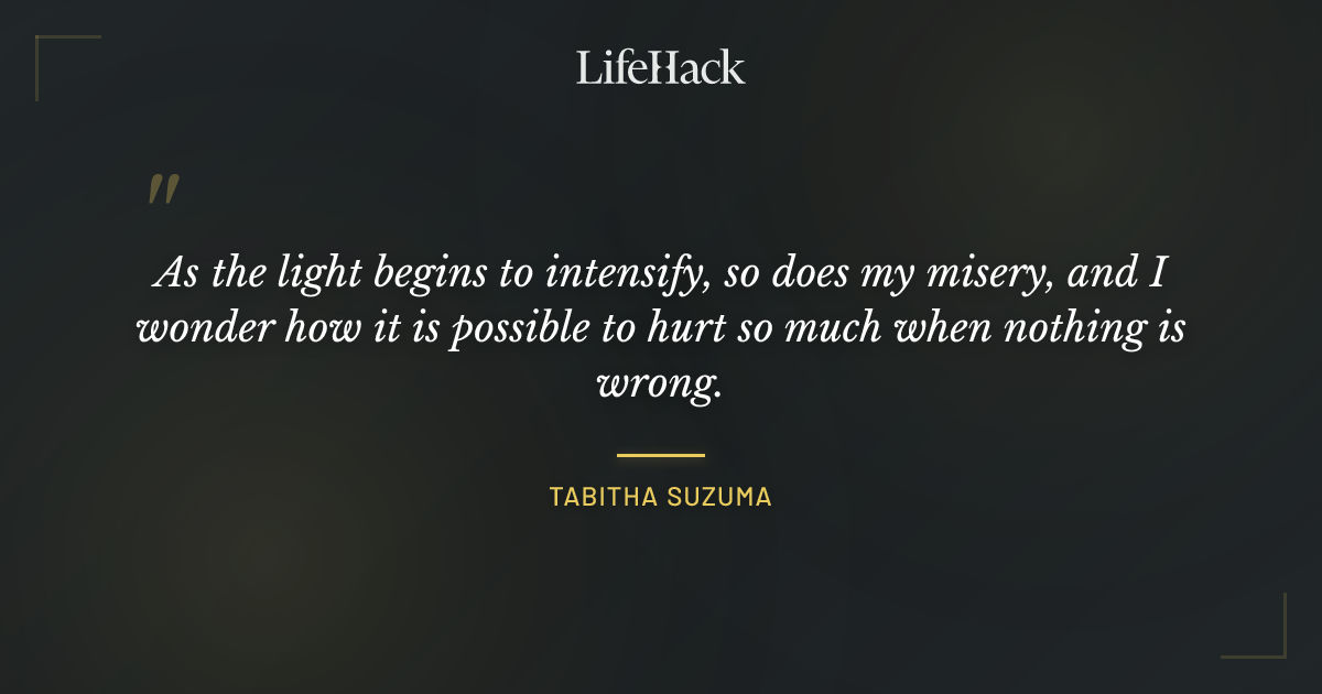 Quote by Tabitha Suzuma