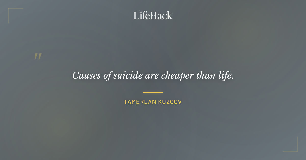 Quote by Tamerlan Kuzgov