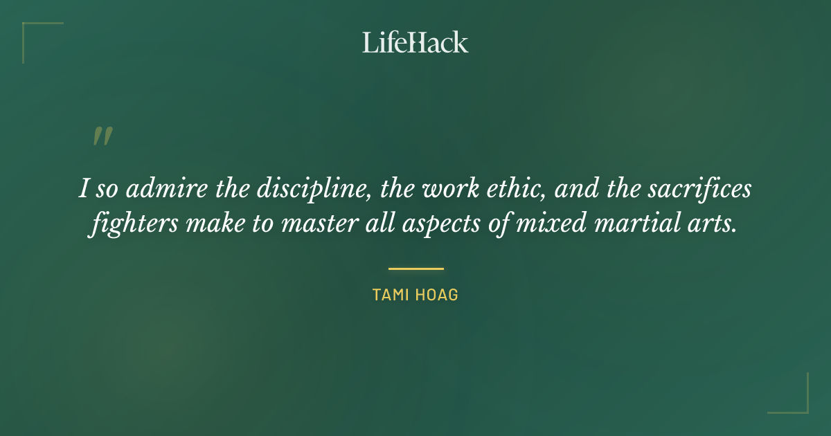 Quote by Tami Hoag