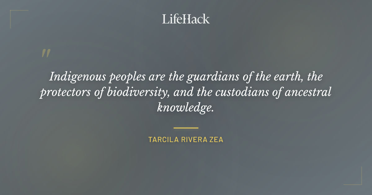 Quote by Tarcila Rivera Zea