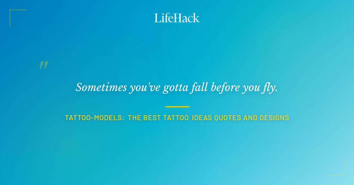 Quote by Tattoo-Models: The Best Tattoo Ideas Quotes and Designs
