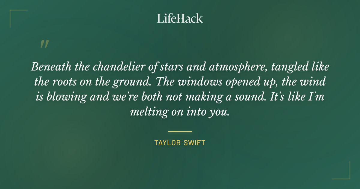 Quote by Taylor Swift