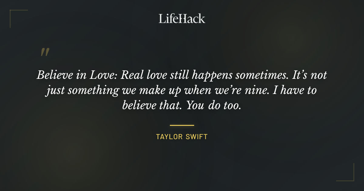 Quote by Taylor Swift