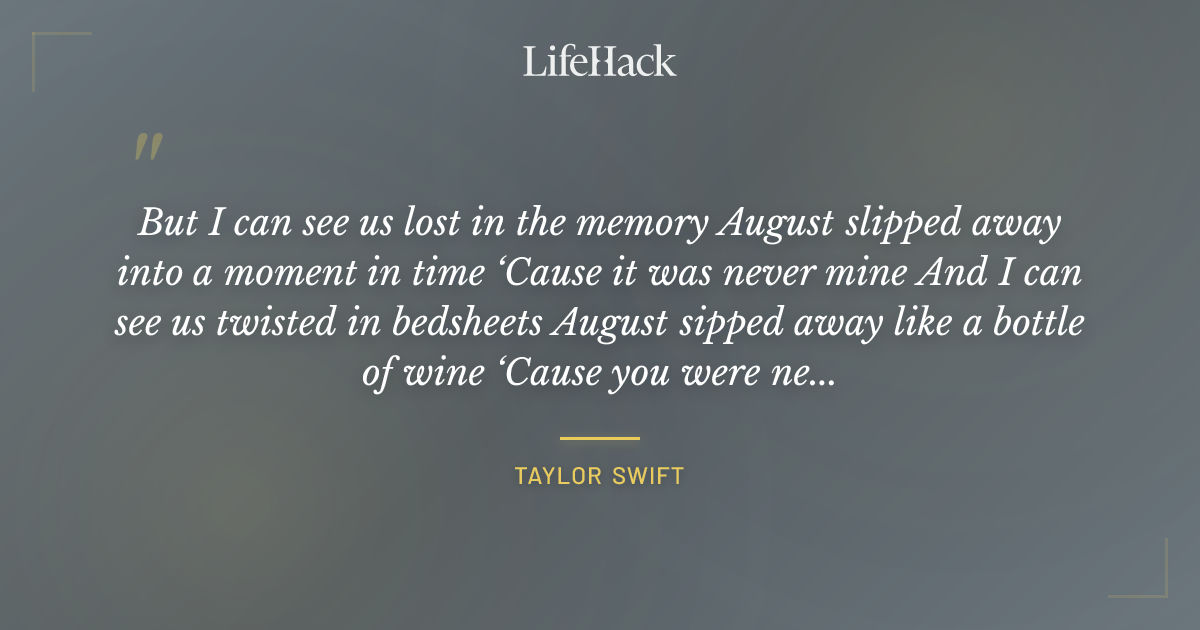 Quote by Taylor Swift