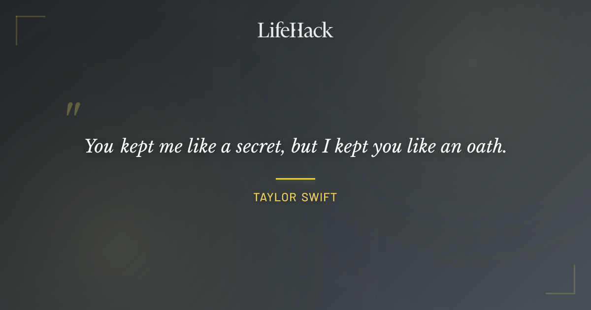 Quote by Taylor Swift