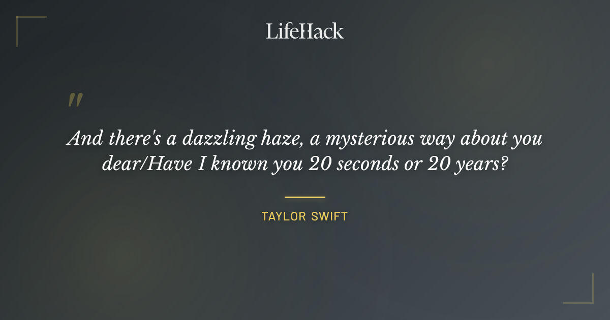 Quote by Taylor Swift