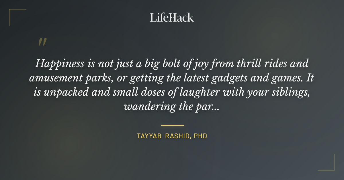 Quote by Tayyab Rashid, PhD