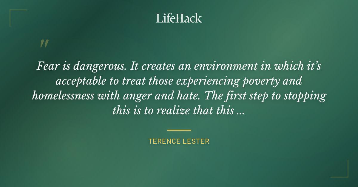 Quote by Terence Lester