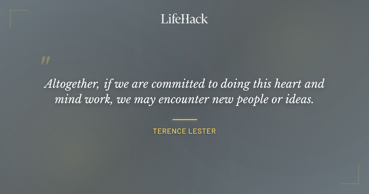 Quote by Terence Lester