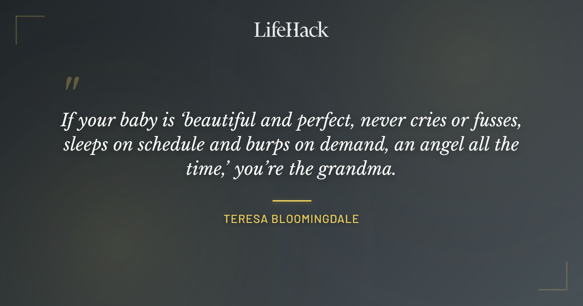 Quote by Teresa Bloomingdale