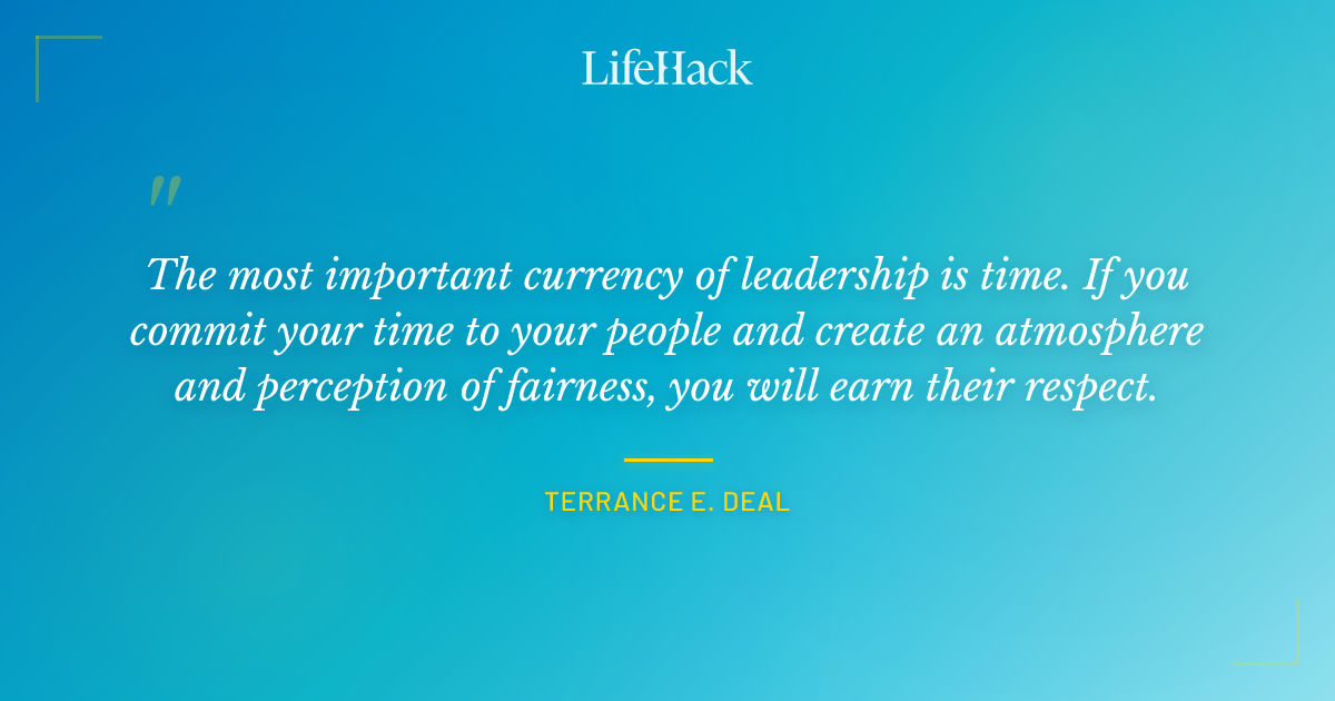 Quote by Terrance E. Deal