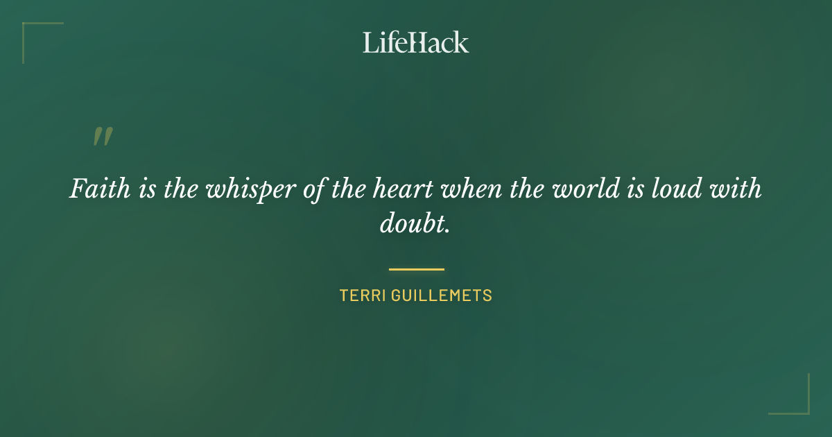 Quote by Terri Guillemets