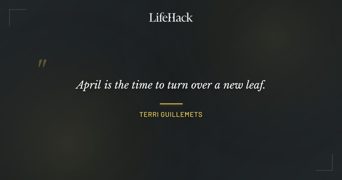 Quote by Terri Guillemets