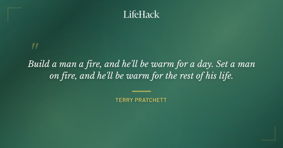 Quote by Terry Pratchett