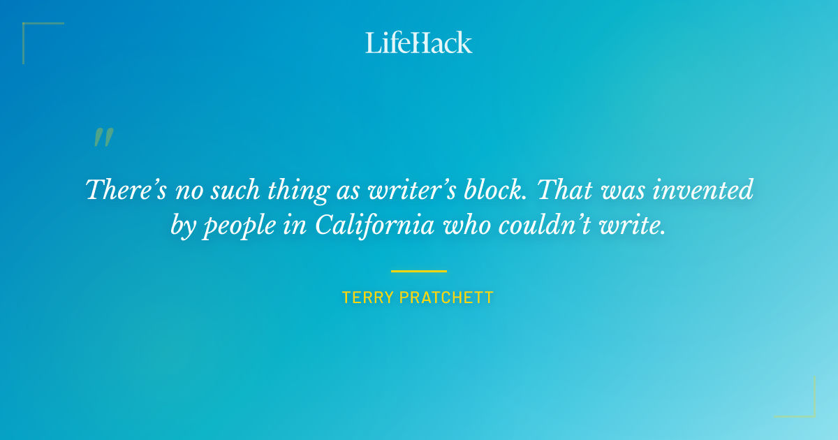 Quote by Terry Pratchett