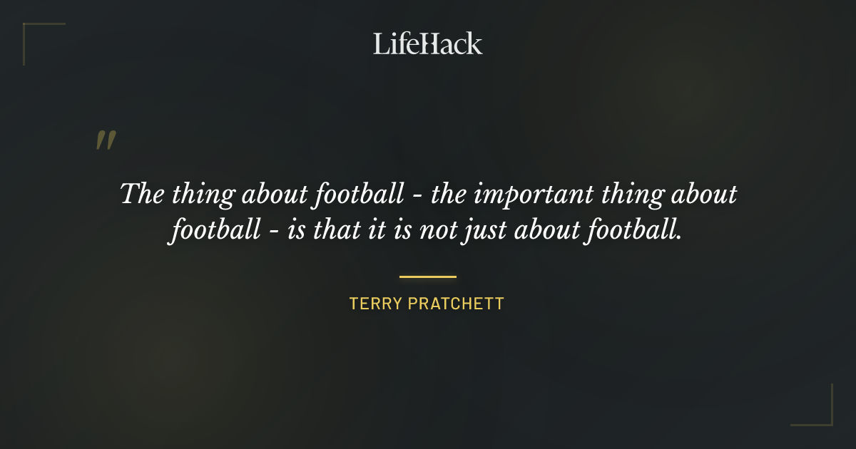 Quote by Terry Pratchett