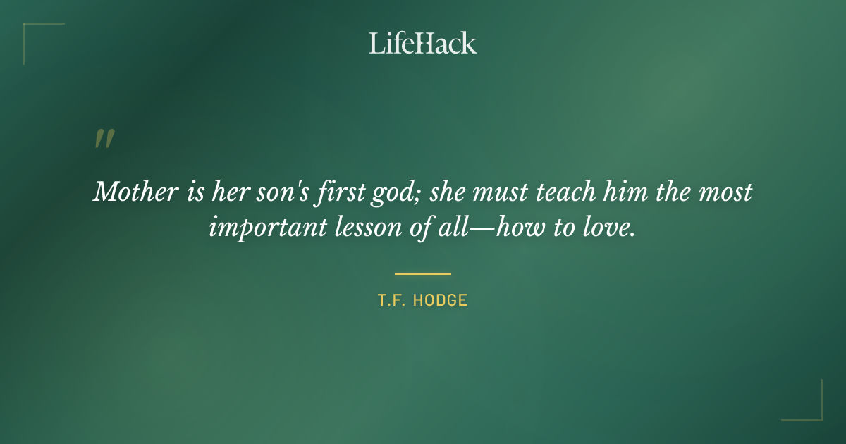Quote by T.F. Hodge