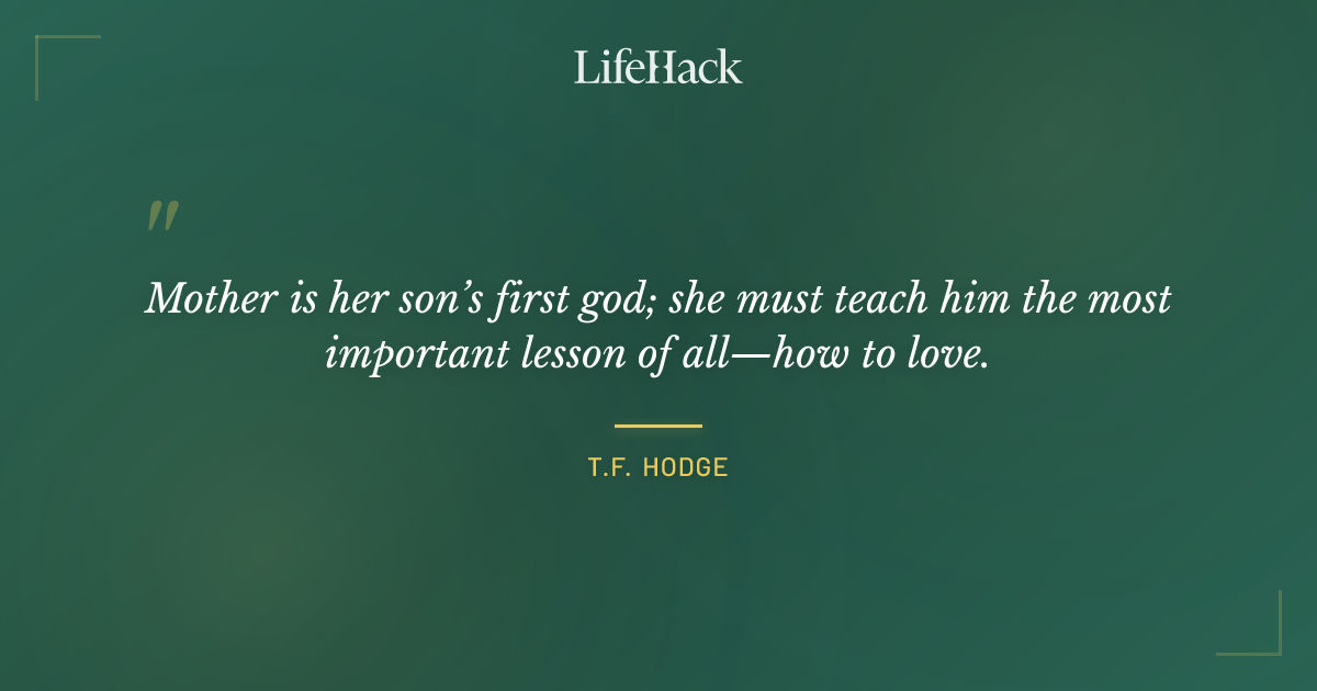 Quote by T.F. Hodge