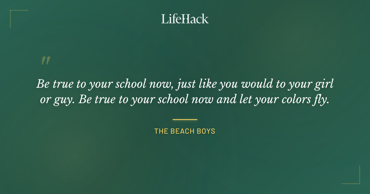 Quote by The Beach Boys