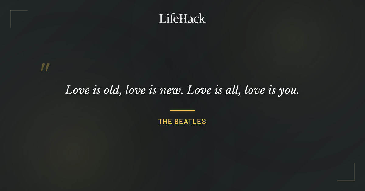 Quote by The Beatles