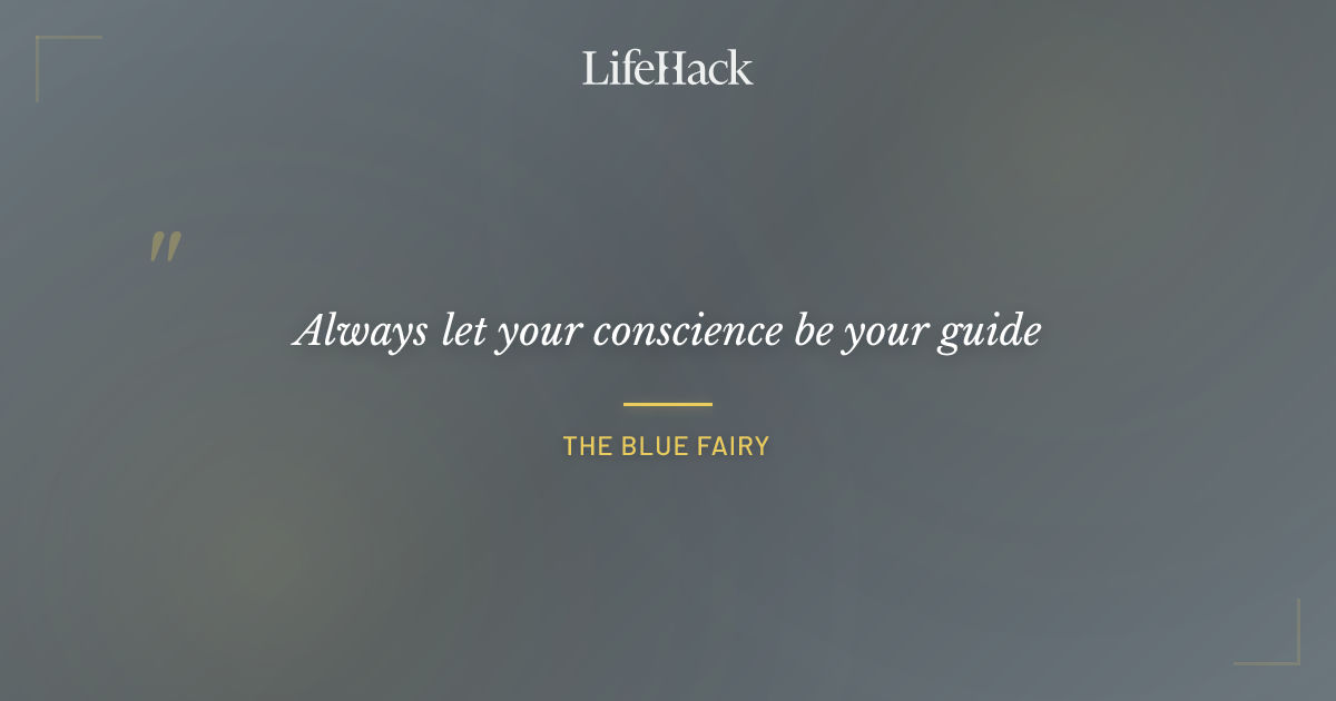 Quote by The Blue Fairy