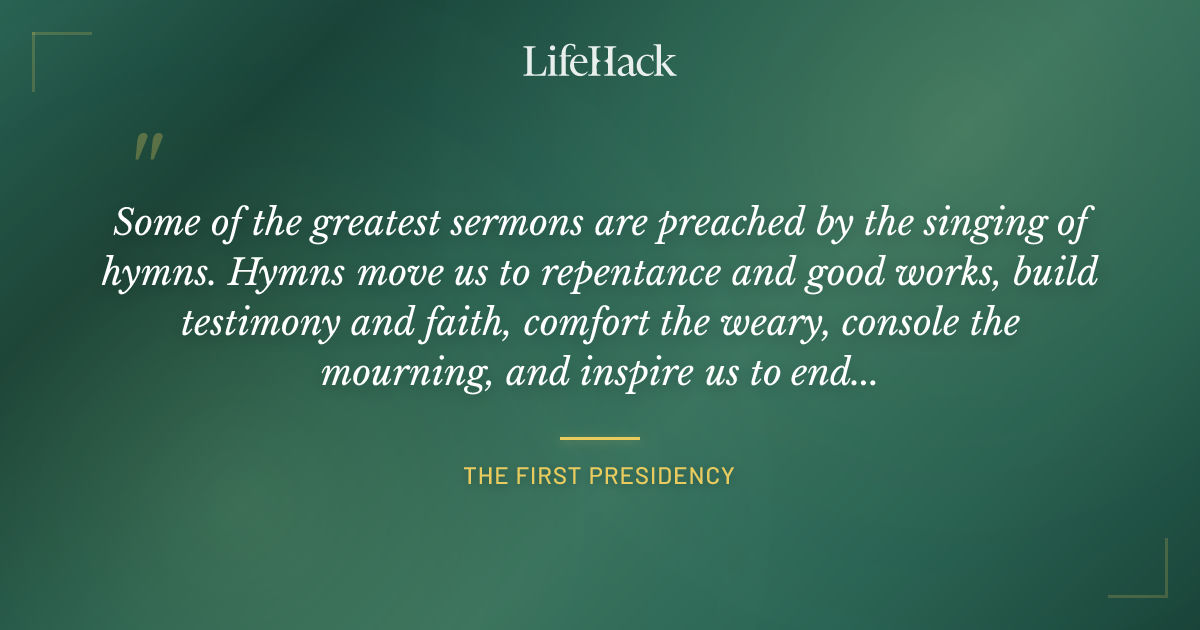Quote by The First Presidency