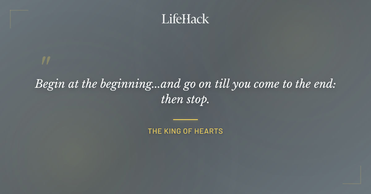 Quote by The King of Hearts