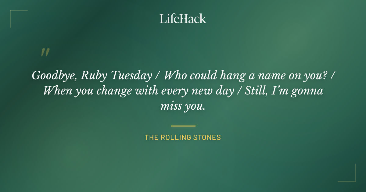 Quote by The Rolling Stones