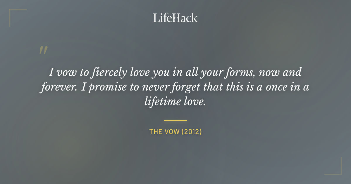 Quote by The Vow (2012)