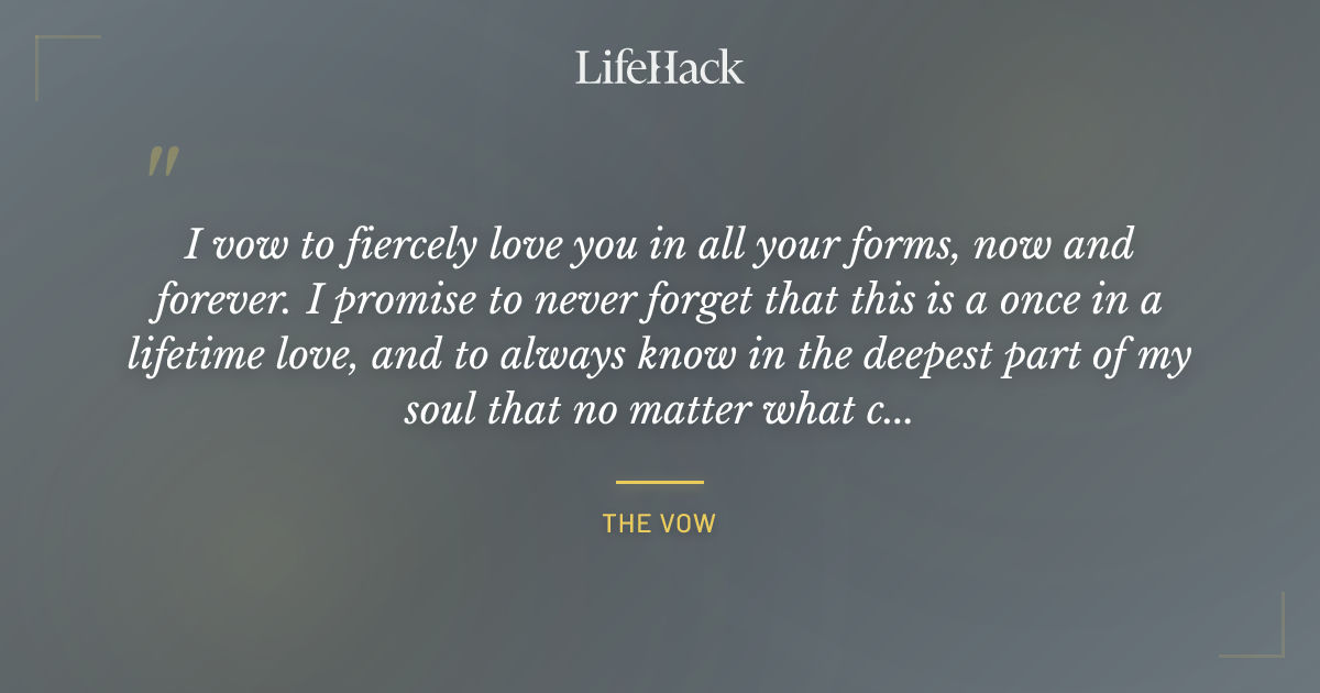 Quote by The Vow