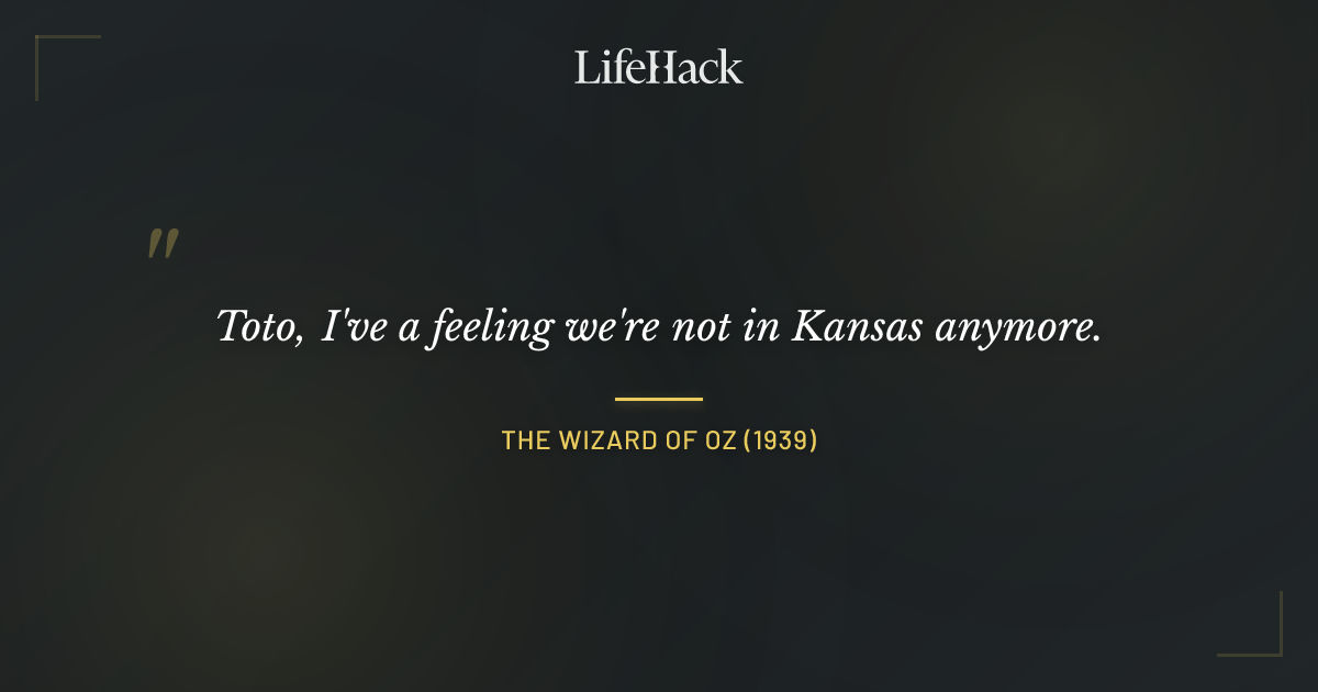 Quote by The Wizard of Oz (1939)