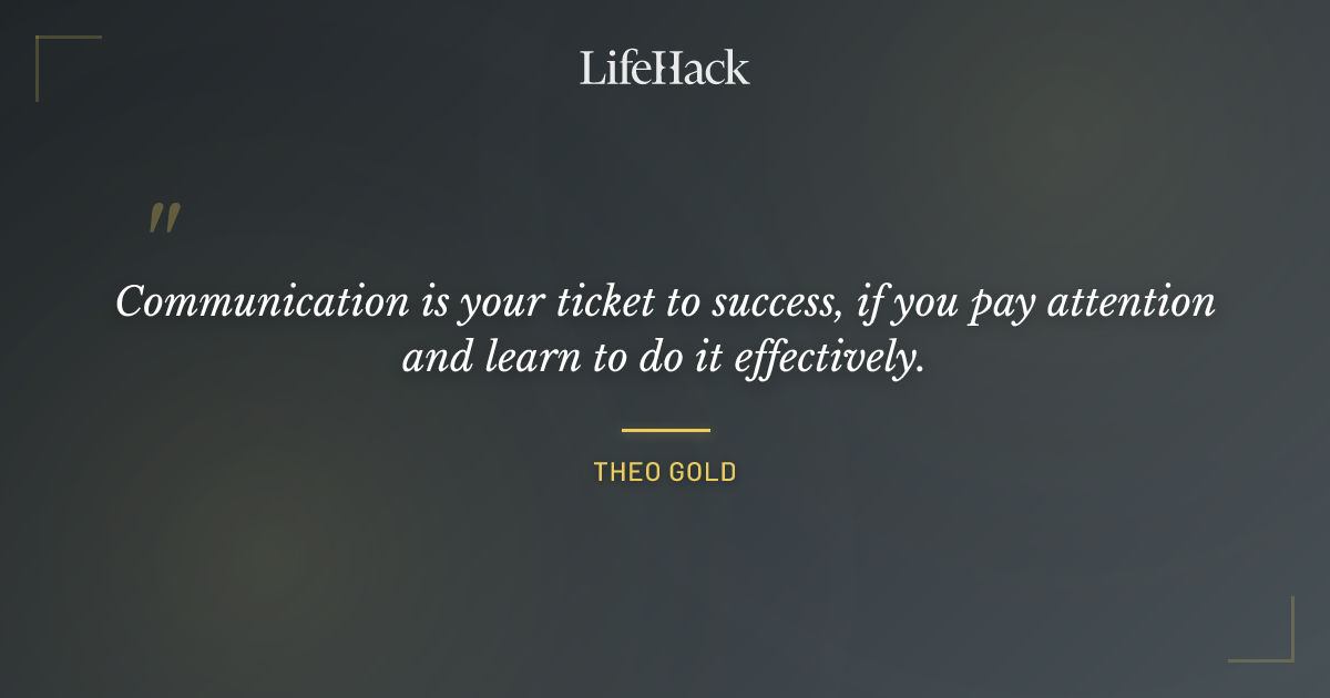 Quote by Theo Gold