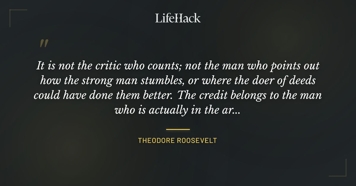 Quote by Theodore Roosevelt