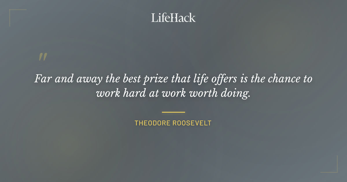 Quote by Theodore Roosevelt