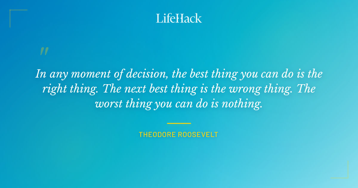 Quote by Theodore Roosevelt