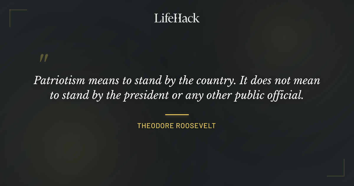Quote by Theodore Roosevelt