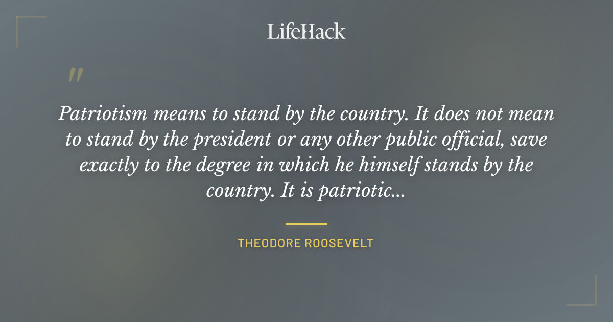 Quote by Theodore Roosevelt