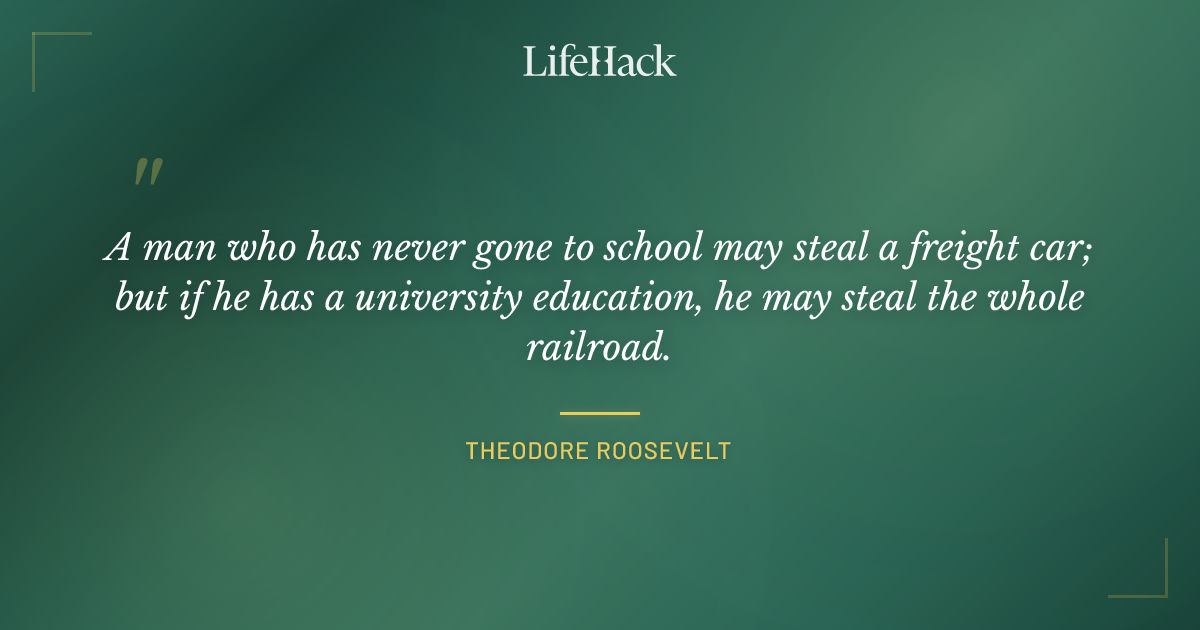 Quote by Theodore Roosevelt