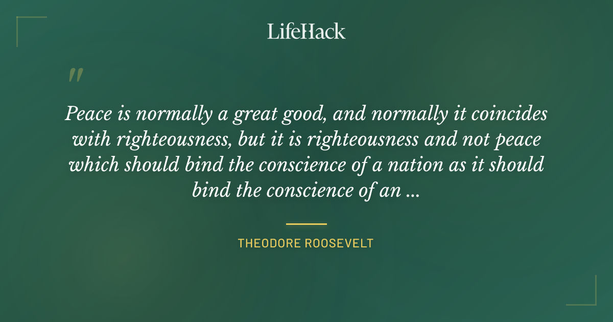 Quote by Theodore Roosevelt