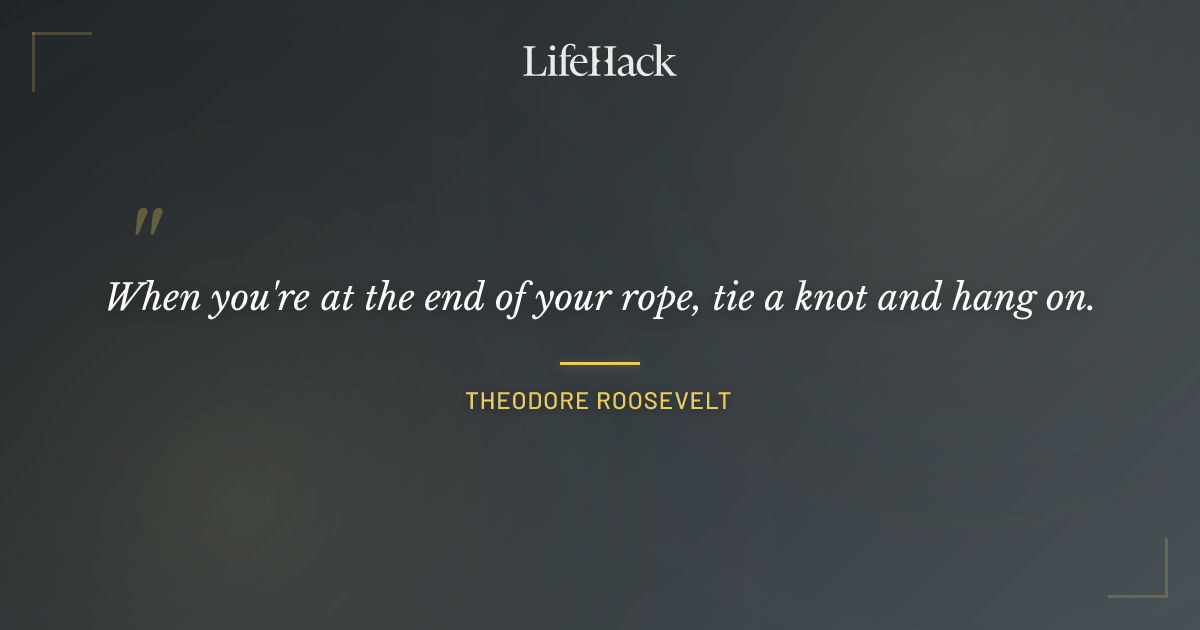 Quote by Theodore Roosevelt